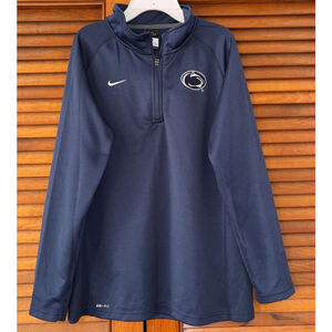 Penn State Nittany Lions 1/4 Zip Nike Dri-Fit Pullover Women's XL